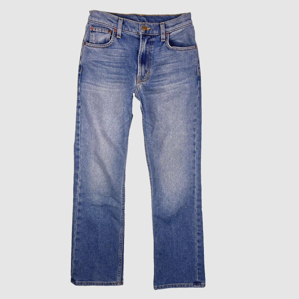 B SIDES Jeans Field Mid Kick W25 25 90s Mid Rise Straight Leg Crop Denim USA
